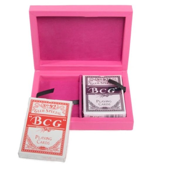 Brouk & Co. Other - Brock & Co Ellen Poker Card Set Pink New In Box